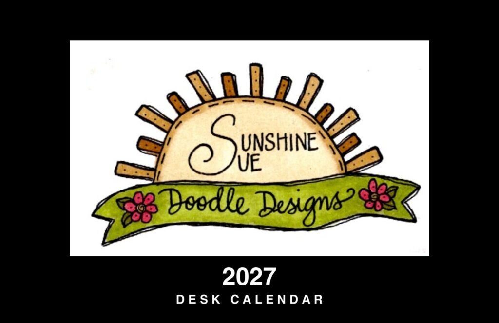 2027 Sunshine Sue desk calendar, cover